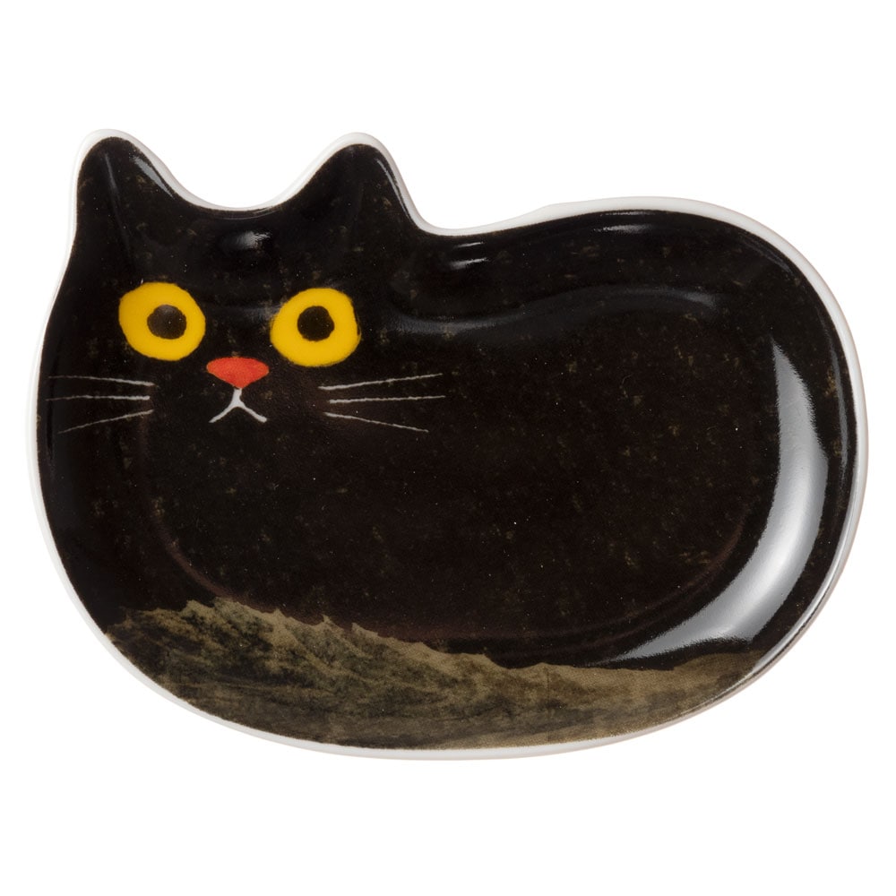 猫の豆皿MARUMARI ちゃとら (80971) ECOUTE! minette 小皿・トレー ま