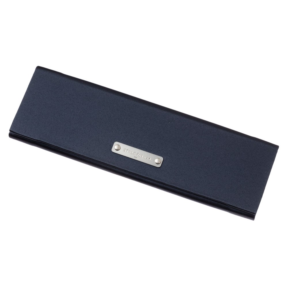 スマートふくさ　ネイビー (SFK01-02)　慶弔両用　折りたためるスリムな金封袱紗