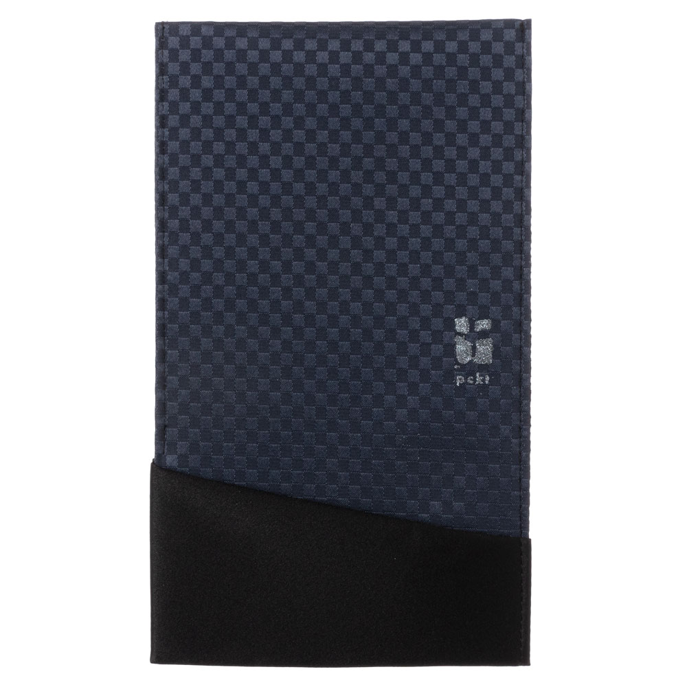 ポケットふくさ　チェッカー／ブラック (SFK02-01)　慶弔両用　スーツの内ポケットに収まる袱紗