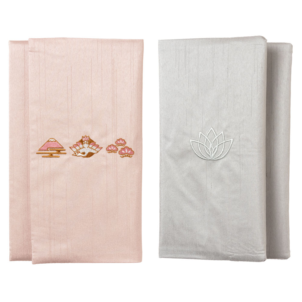 リバーシブルふくさ　JAPAN (SFM03-02)　慶弔両用のワンポイント入り袱紗