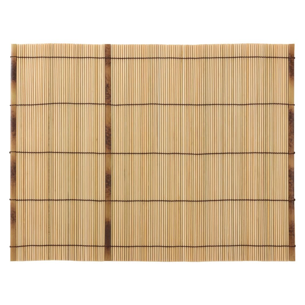 竹製ランチョンマット 焼竹スダレ 30×40cm 和風敷物 会席用 和モダン 3