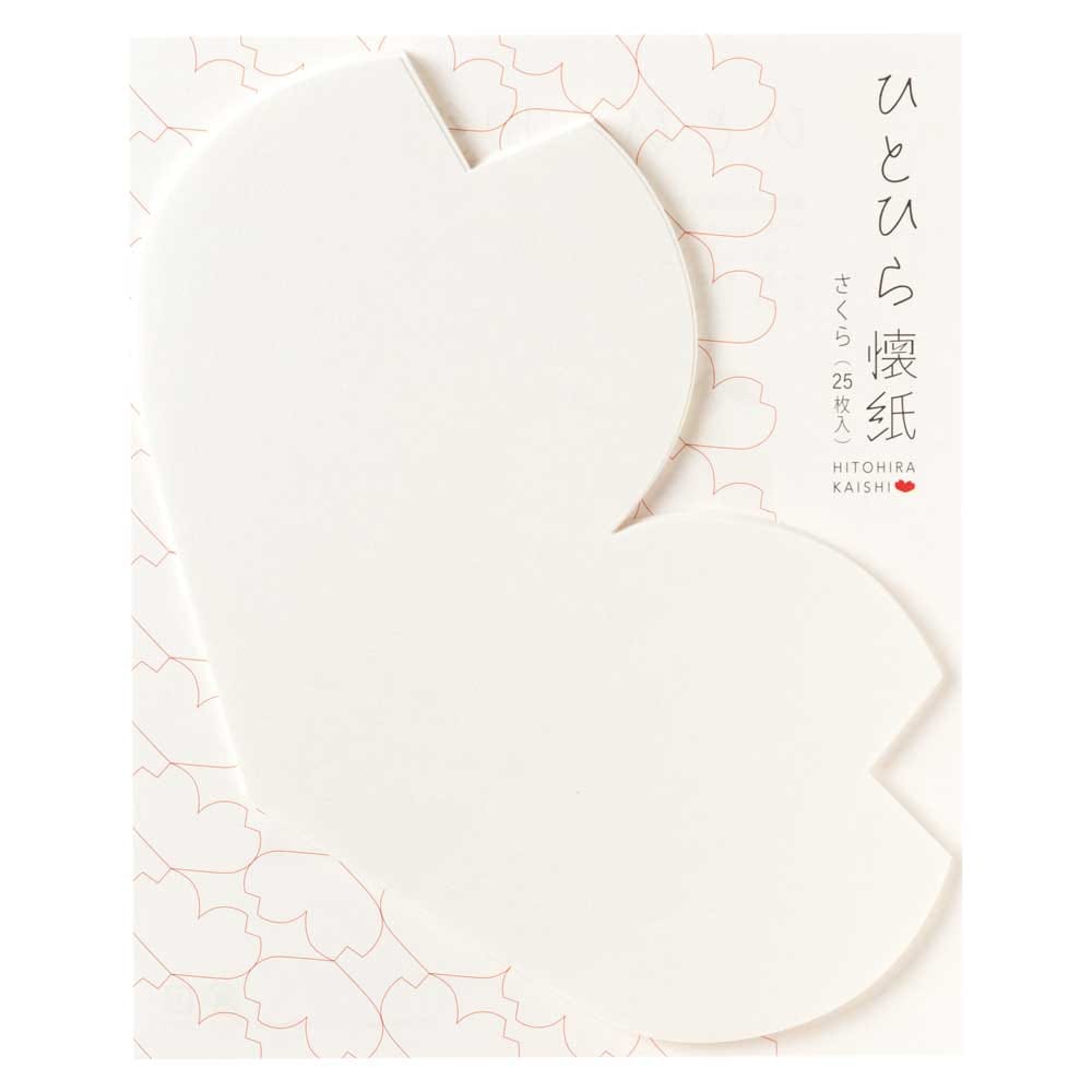 辻徳〈ひとひら懐紙・さくら・白〉