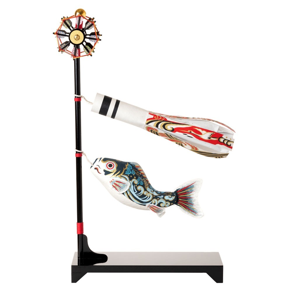 和紙皐月飾り　こいのぼり　雅　張子の鯉のぼり置物　端午の節句・こどもの日　Boys' festival decorations made of Japanese paper|置物|インテリア