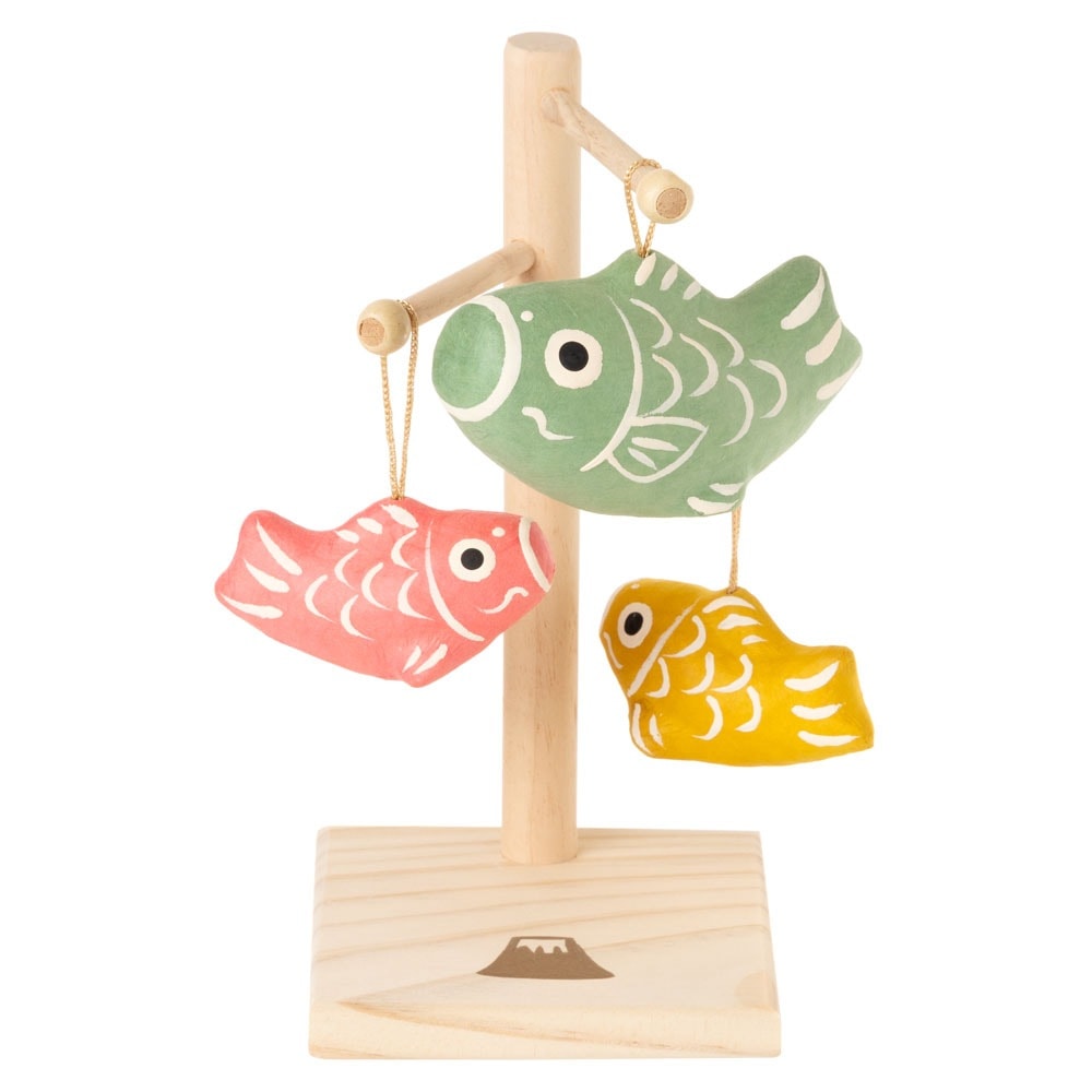 和紙皐月飾り　実りこいのぼり　張子の鯉のぼり置物　端午の節句・こどもの日　Boys' festival decorations made of Japanese paper