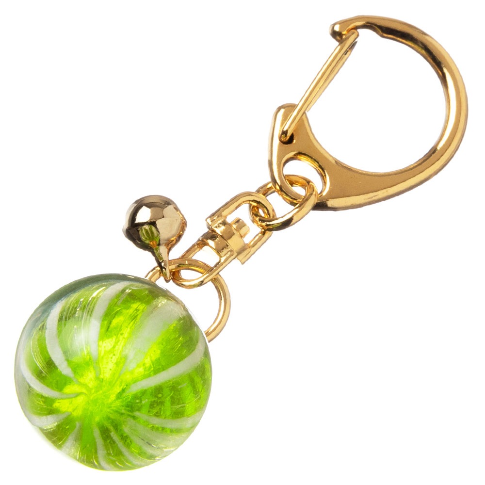 nanaco plus+　飴のキーホルダー　グリーン（健康運）　ナナコプラス　Candy key ring|キーホルダー|和小物