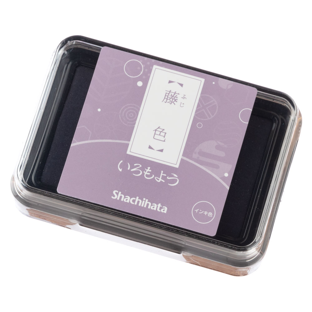 スタンプパッド　いろもよう　藤色 (HAC-1-PV)　日本の伝統色　スタンプ用インクパッド　シヤチハタ　Ink pad  Japanese color|はんこ・スタンプ|和柄ステーショナリー