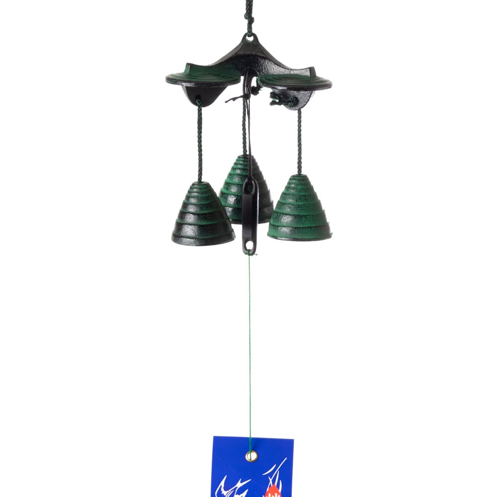 南部鉄風鈴　三重奏　南部鉄器　岩手県の工芸品　Wind bell  Iwate craft|風鈴|インテリア