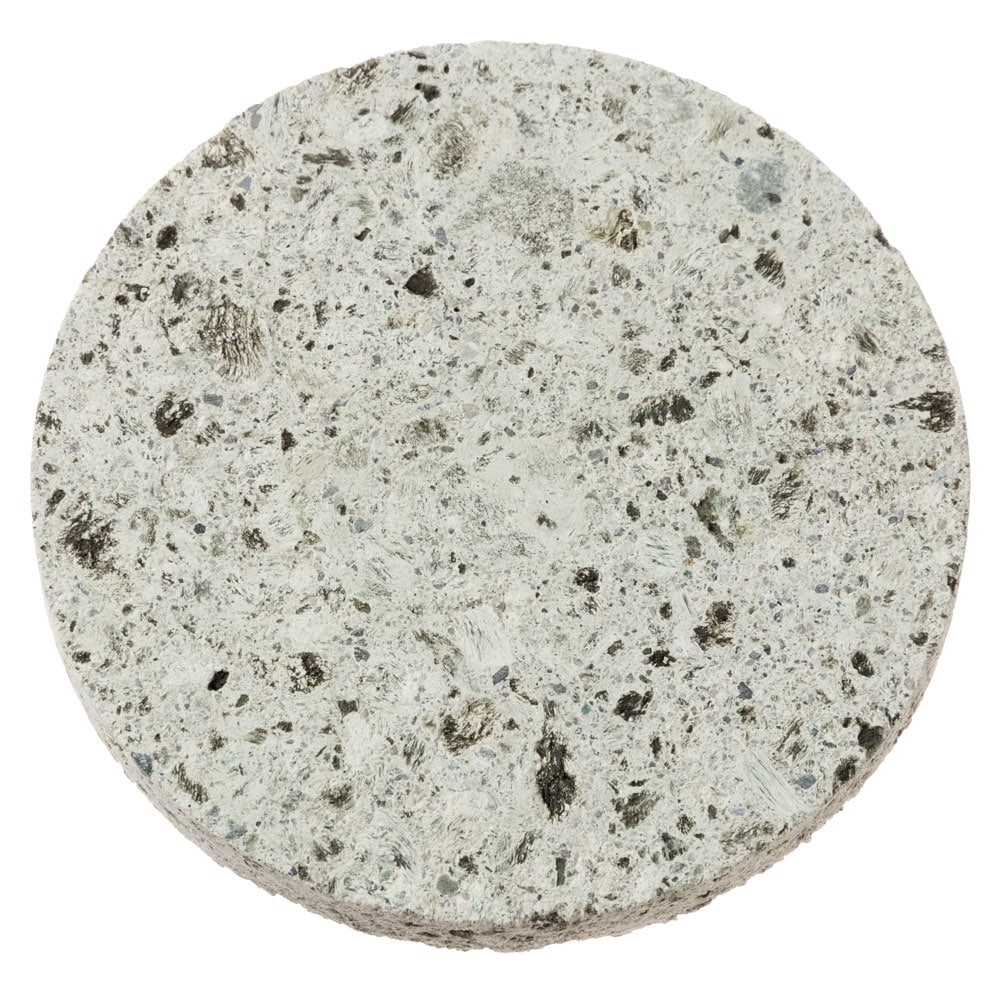 大谷石のコースター　丸・細目　良品　裏面コルク貼り　吸水性に優れた耐熱性の敷物　大谷の石屋マルオカ　栃木県の工芸品