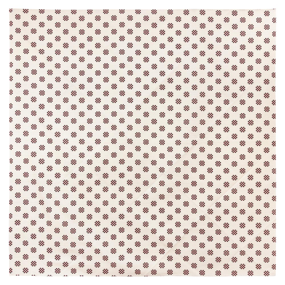 京都あらいそ　綿風呂敷　星入石畳紋　115cm　Kyoto cotton wrapping cloth|風呂敷|和小物