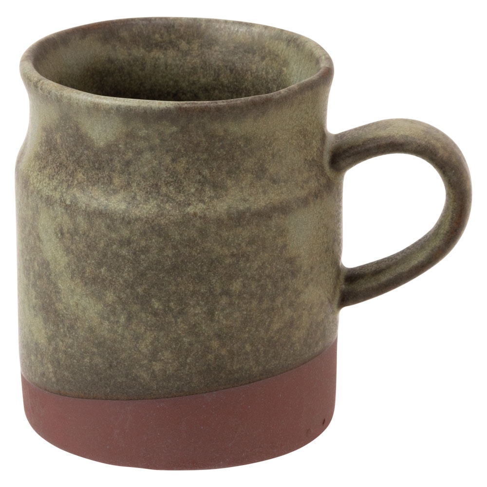ミルク缶マグ・グレー (K4766) 瀬戸焼 愛知県の工芸品 Mug Aichi craft