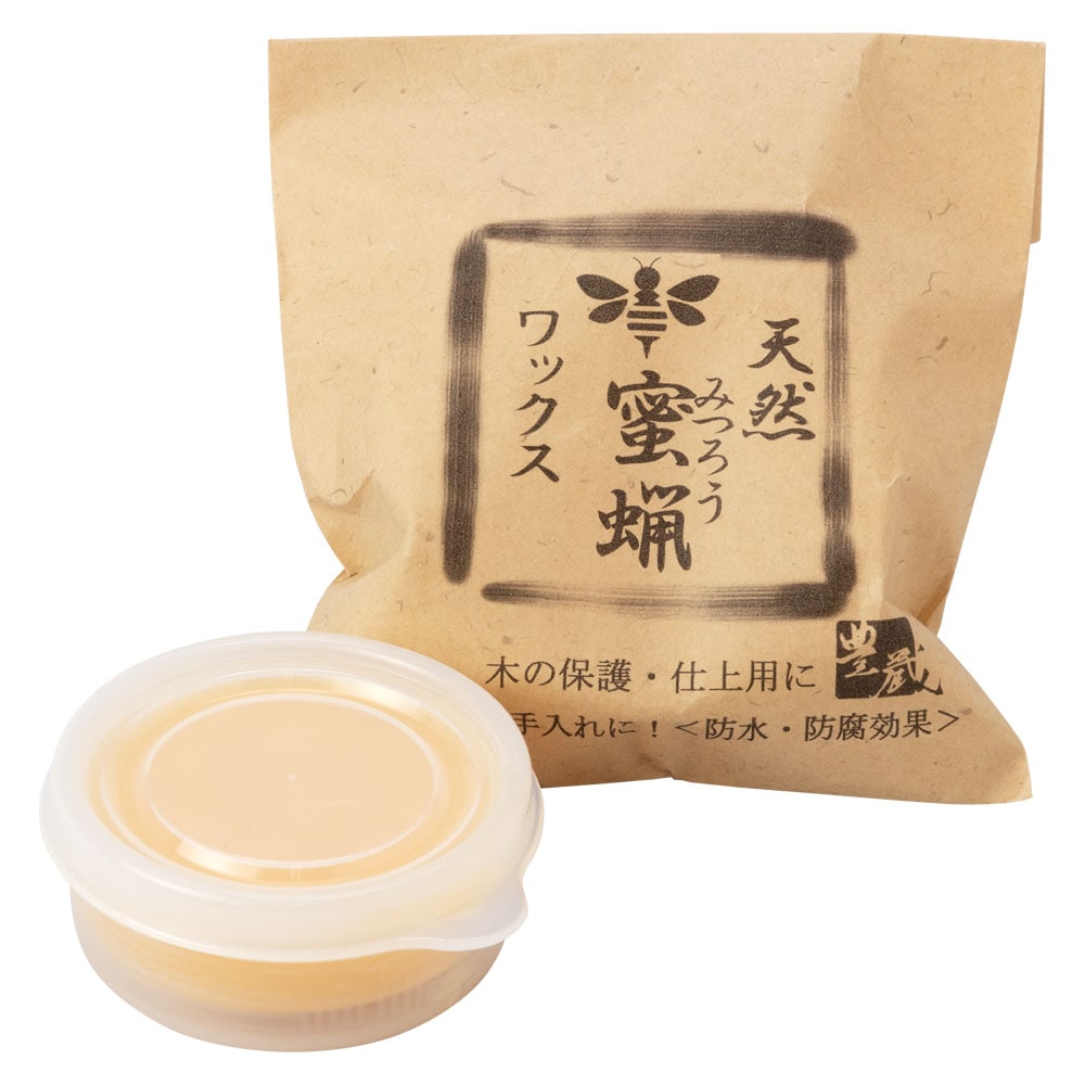 天然蜜蝋ワックス ミツロウ 70ml｜木製品の仕上げ・保護に | こだわり