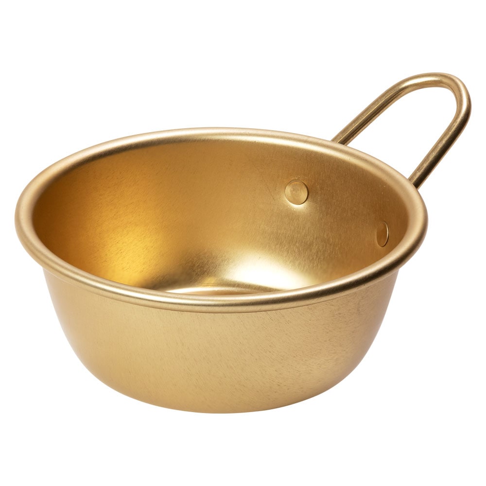 SALUS〈マッコリカップ〉13cm｜酒器にも調理器具にも。アウトドアでも使えるアルミニウム製の多用途カップ