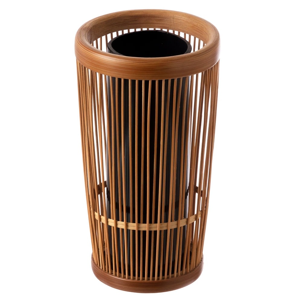 駿河竹千筋細工　花器　水玉　静岡県伝統工芸品　Suruga-takesensuji-zaiku  Vase made of bamboo sticks　職人が竹ひごを組んで千筋にして作り上げられた花瓶