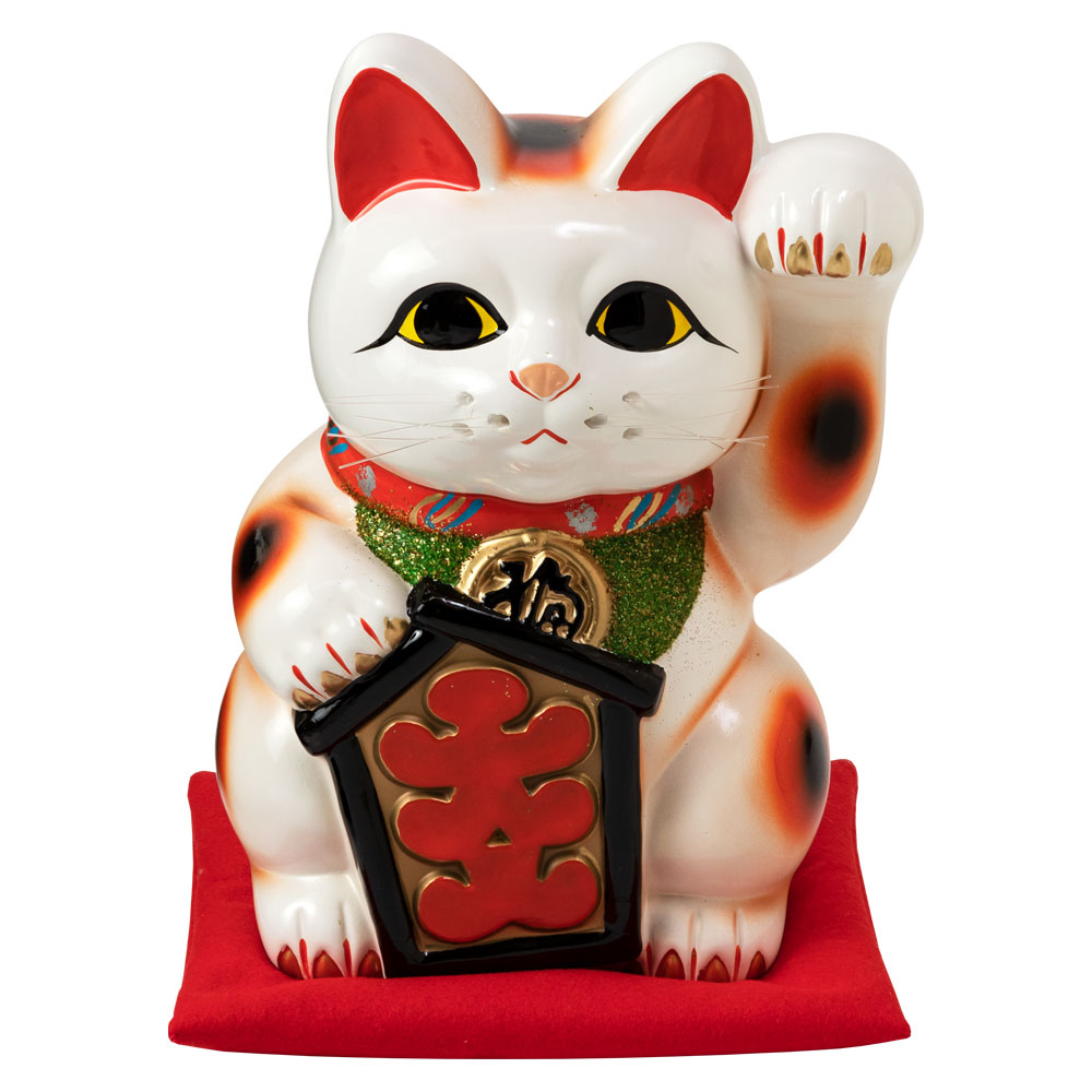 常滑焼招き猫　大入猫8号　愛知県の工芸品　Tokoname-yaki Lucky cat|置物|インテリア