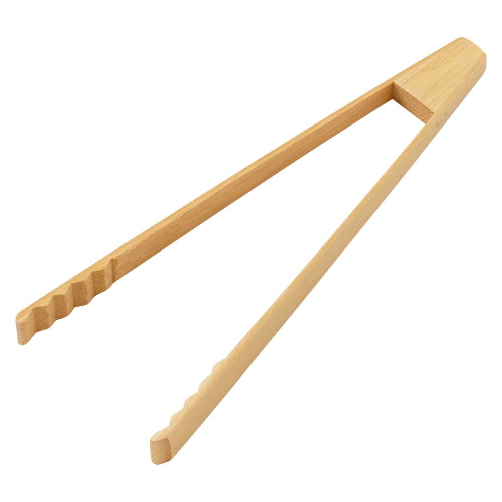 竹製食器 アイストング 長さ18cm 和風のテーブルに アウトドア用の保冷氷入れにも 料理の取り分け 盛り付け bamboo tongs