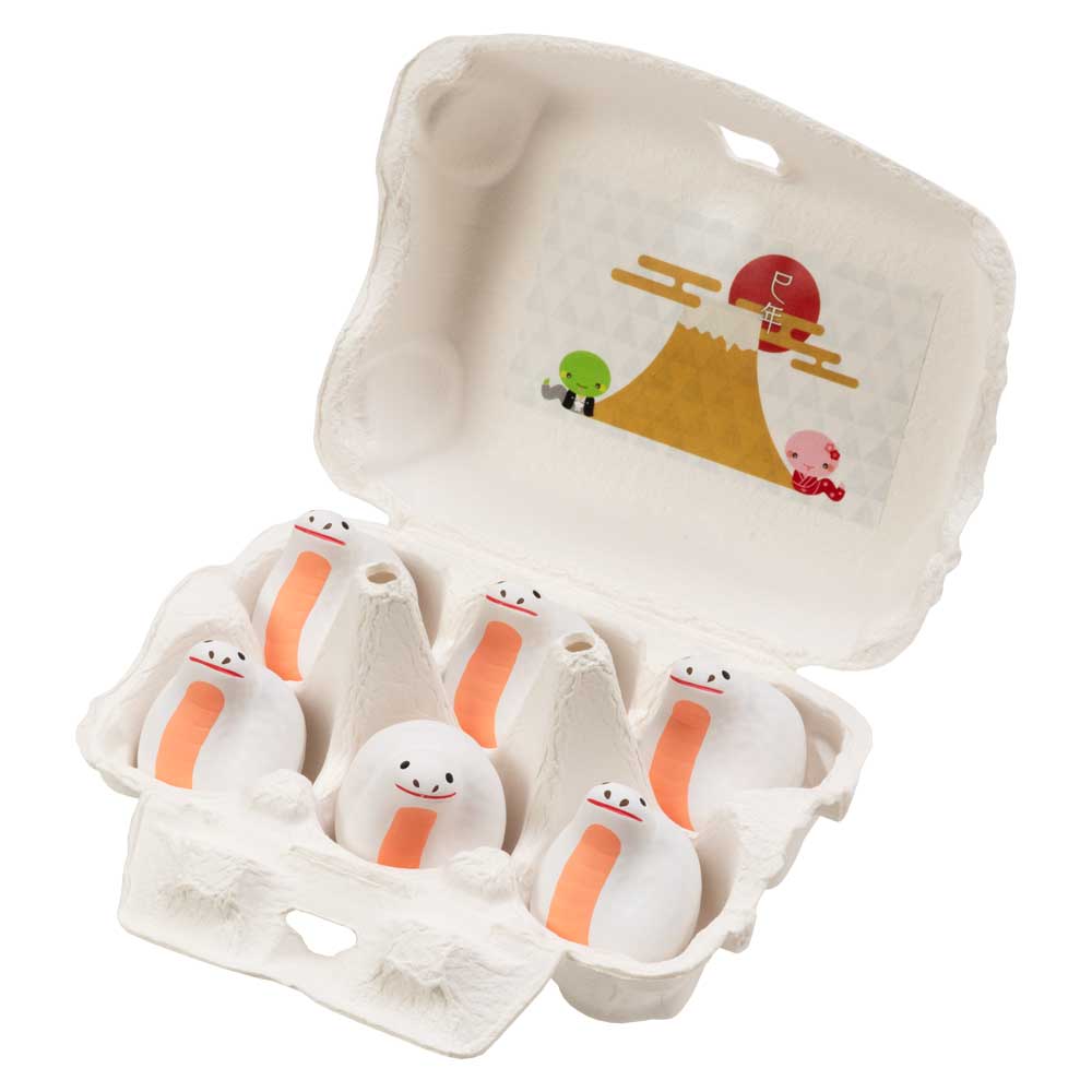 へびのたまごパック　招福干支みくじ　巳　開運へび (ok)　2025年　令和7年　正月おみくじ　金運上昇　年始の運試し　配りもの　お手頃なお年賀　新年のご挨拶