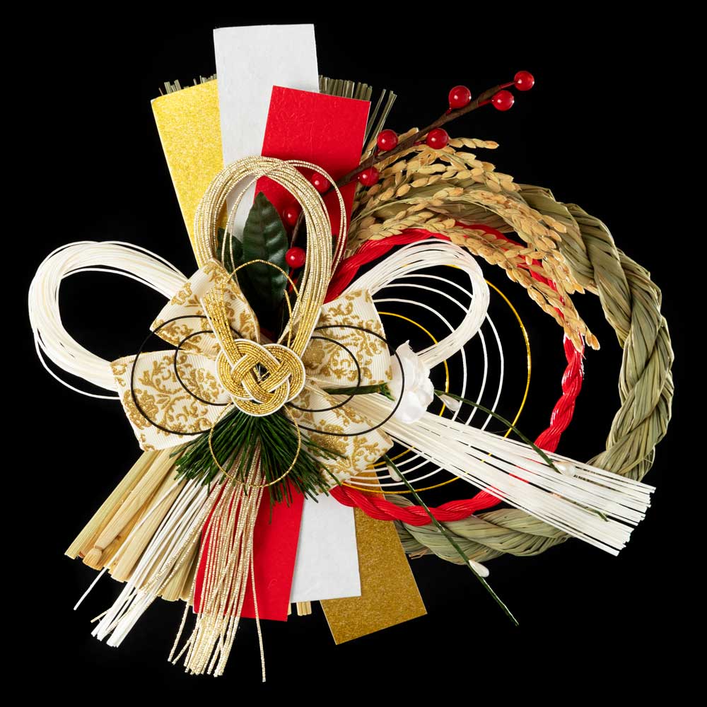 竹治郎 越後魚沼飾り 華輪（かりん） 正月飾り 注連飾り 新潟県南魚沼