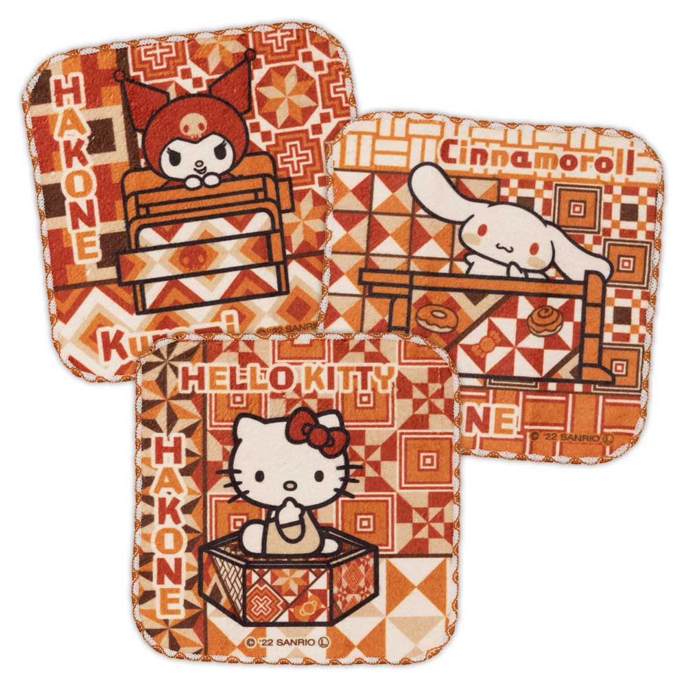 サンリオ ご当地デザインキャラクター ミニタオル3柄セット 16×16cm