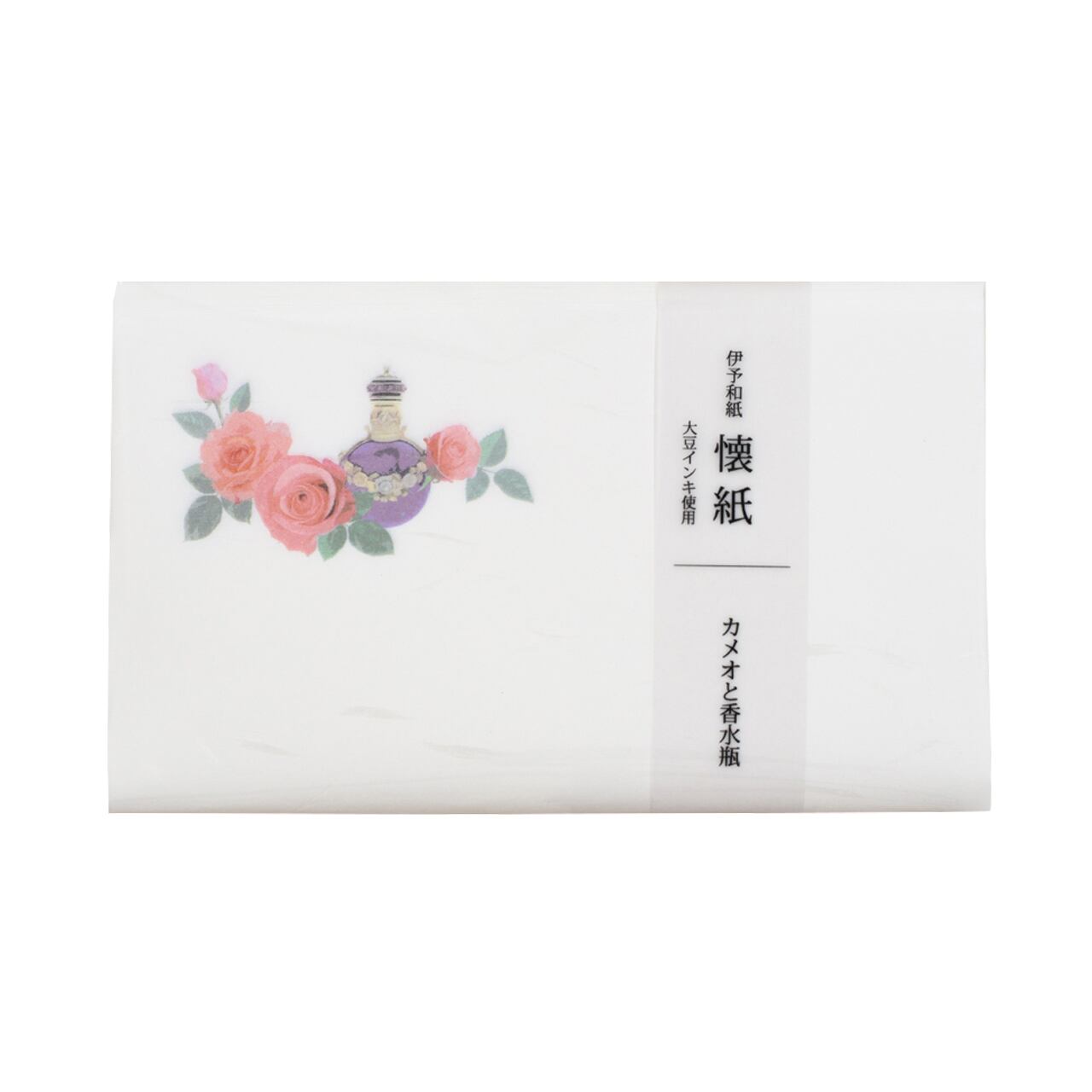 SAIEN　美MONDE　伊予和紙　懐紙　カメオと香水瓶 (No.3013)　20枚入り　17.5×14.5cm　和柄　和風　茶道具|懐紙・懐紙入れ|和小物