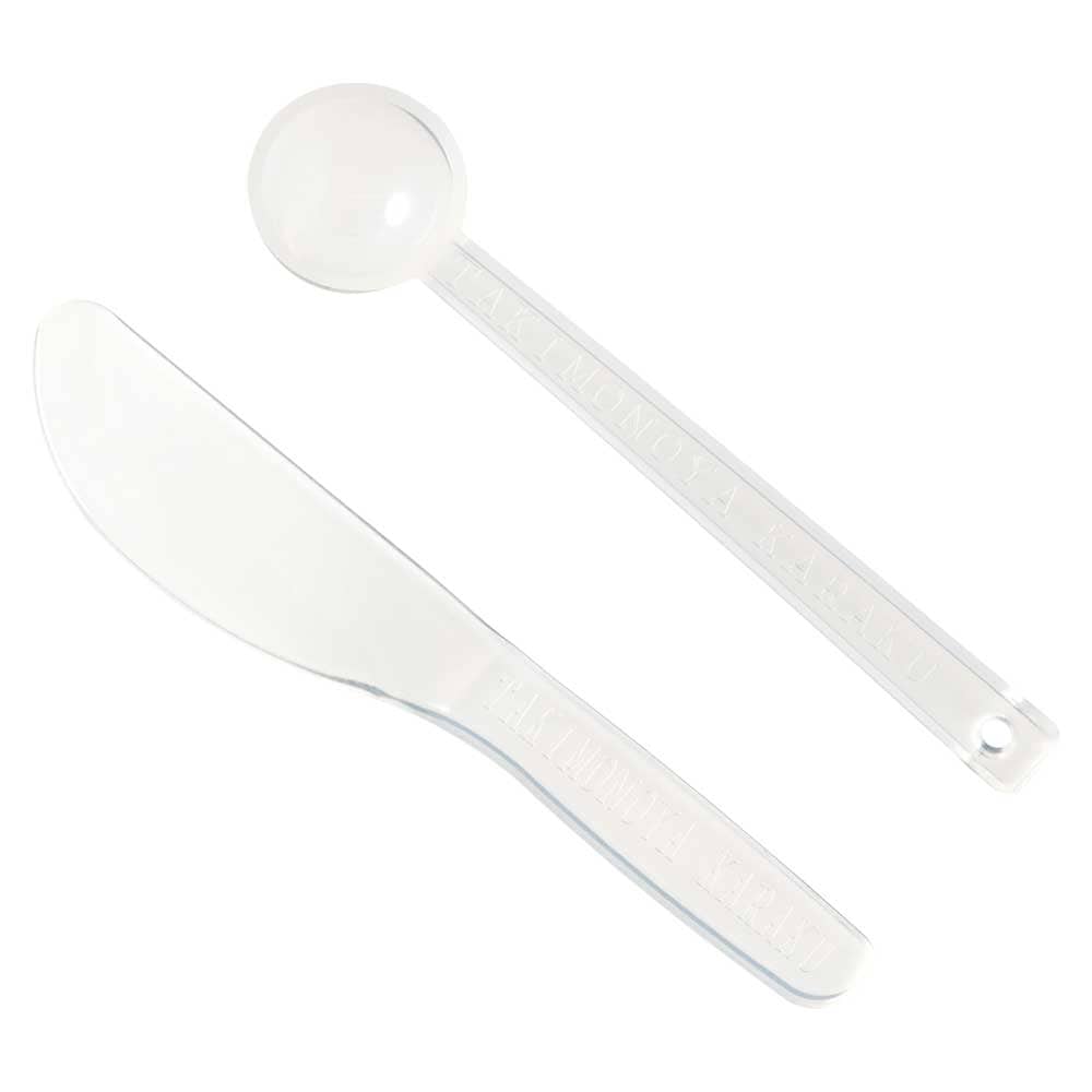 薫物屋香楽　計量スプーン・ヘラセット（小）　少量の手づくりお香の原料の計量・調合に