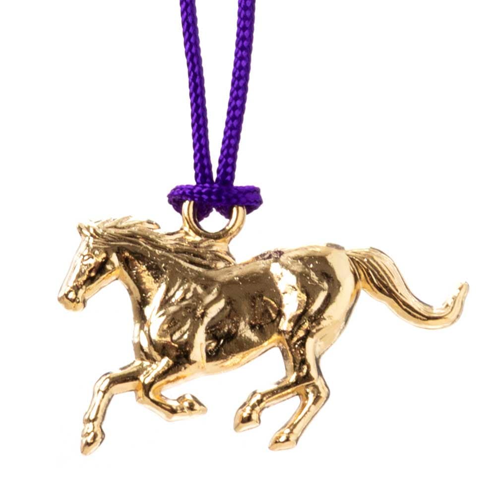 令和8年 午モチーフ根付 金色 厄除招福 ふくふく結び 干支:午 うま 2026年お正月アクセサリー 年始のご挨拶 ゴールド