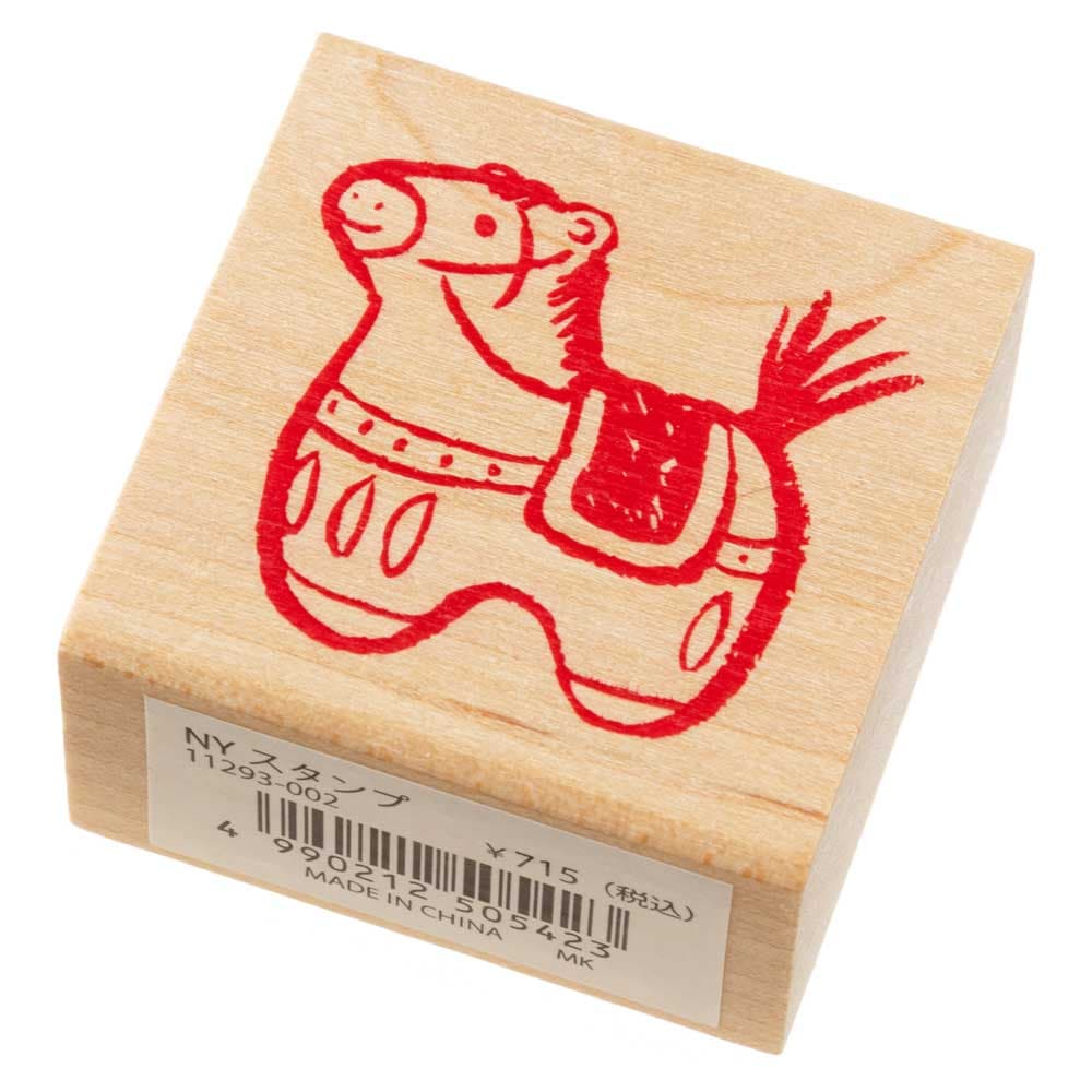 福駿 (11293-002)　こどものかお　ニューイヤースタンプ小　年賀状　挨拶状　ラバースタンプ　ゴム印　はんこ　判子