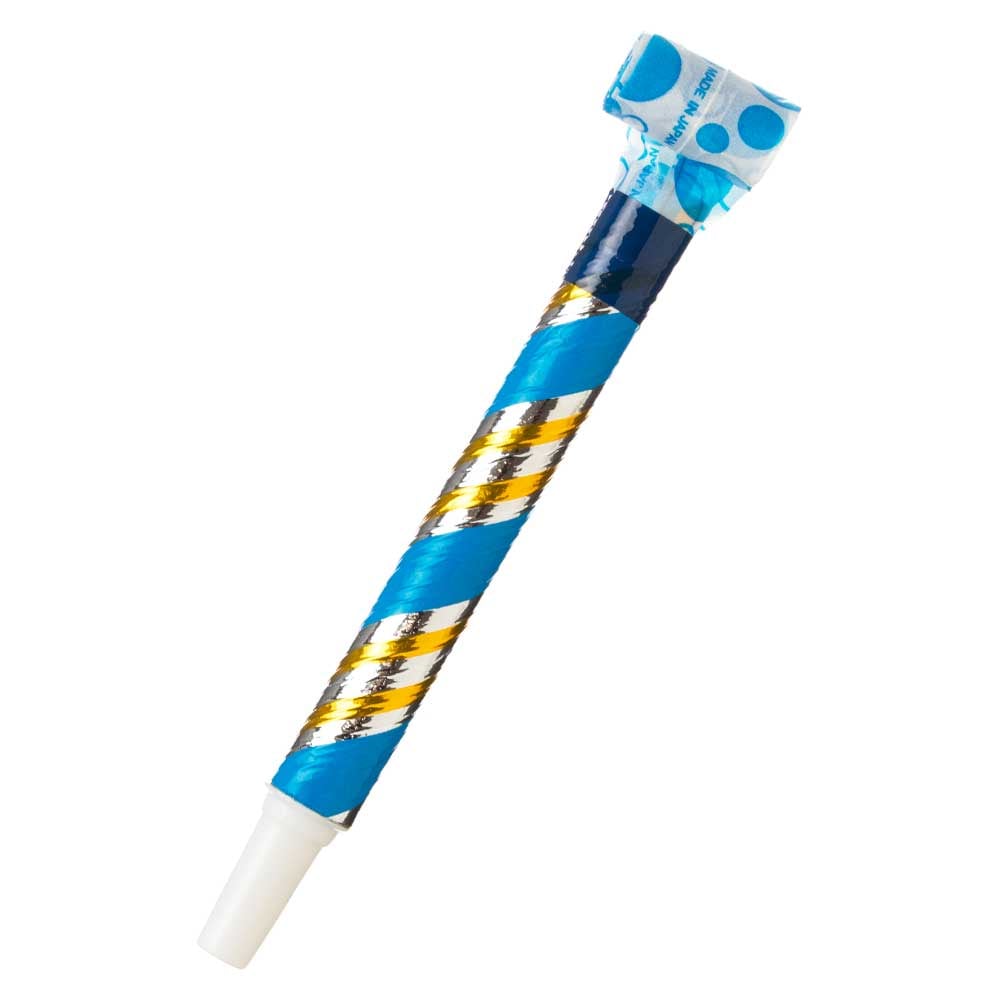 吹き戻しショート14cm（巻き取り式）　昔ながらの定番おもちゃ　日本製　※色はお選びいただけません