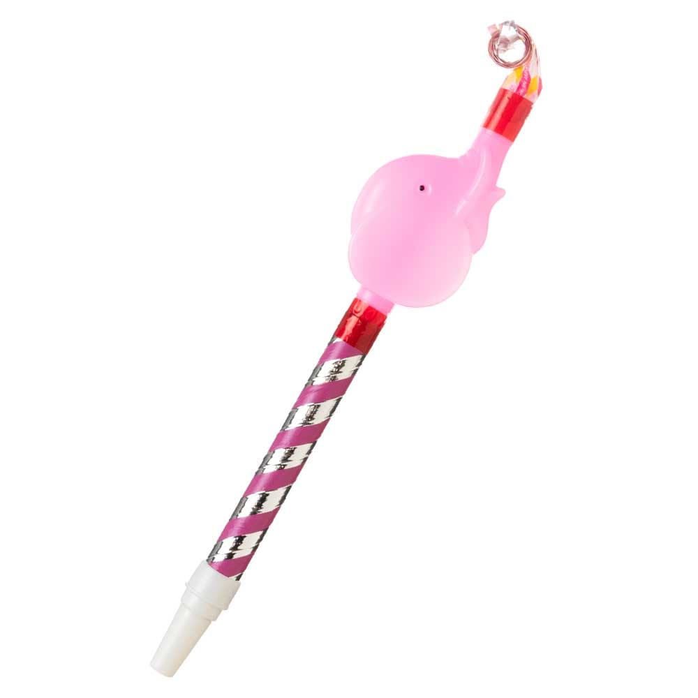 まるでゾウさんのおはな　ゾウさん吹き戻し（巻き取り式）　昔ながらの定番おもちゃ　日本製　※色はお選びいただけません