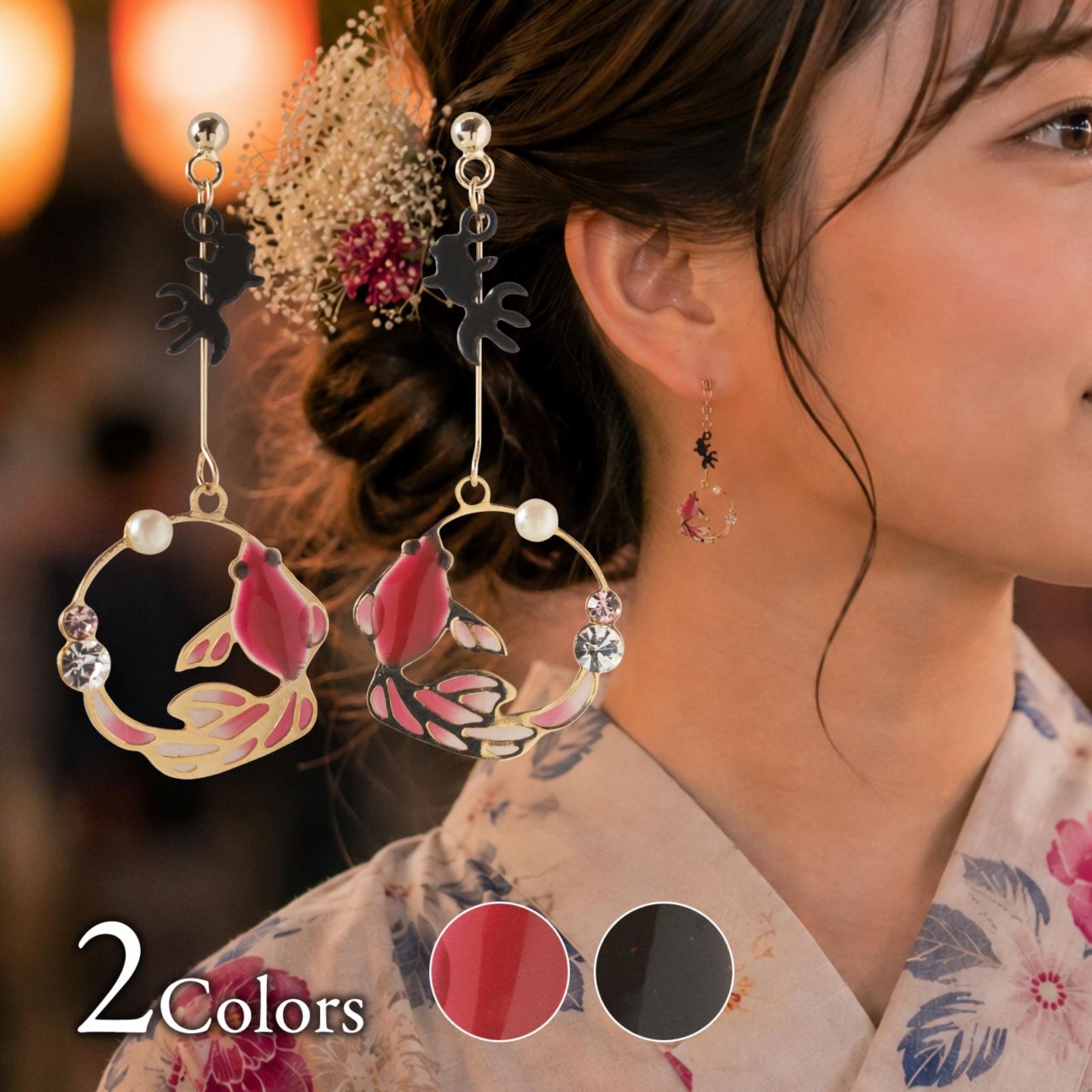アクセソワール〈桜のピアス〉可憐ピンク P1｜耳元に春色がきらめく