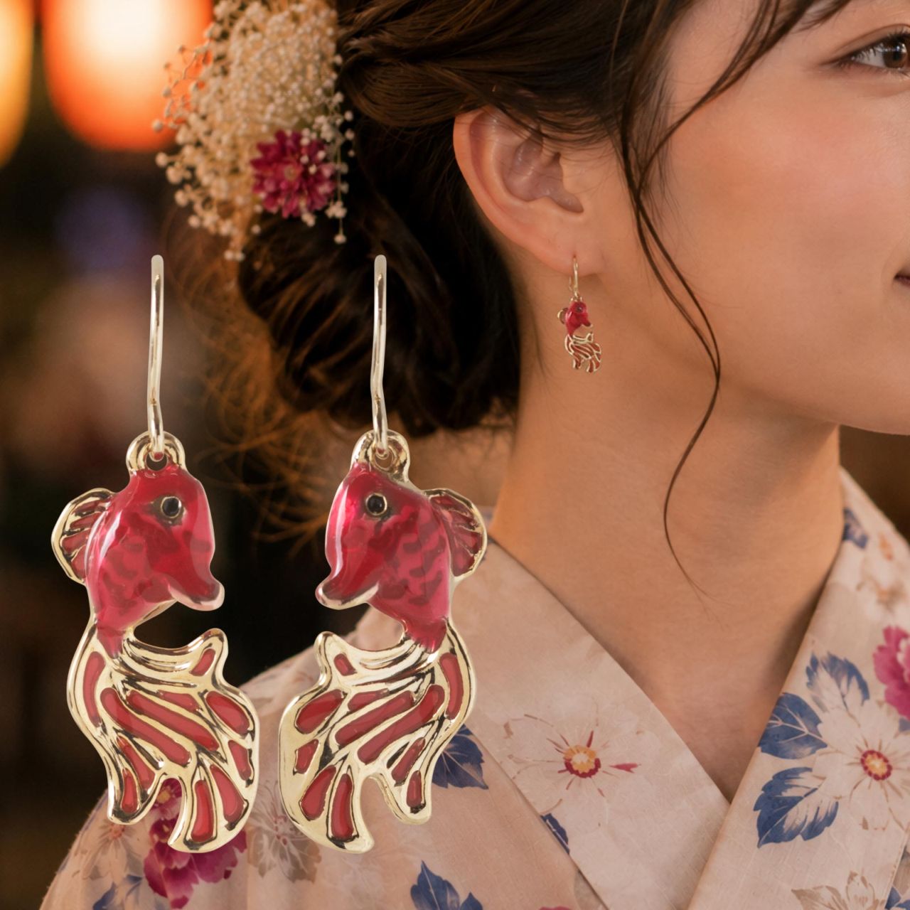 アクセソワール〈桜のピアス〉可憐ピンク P1｜耳元に春色がきらめく