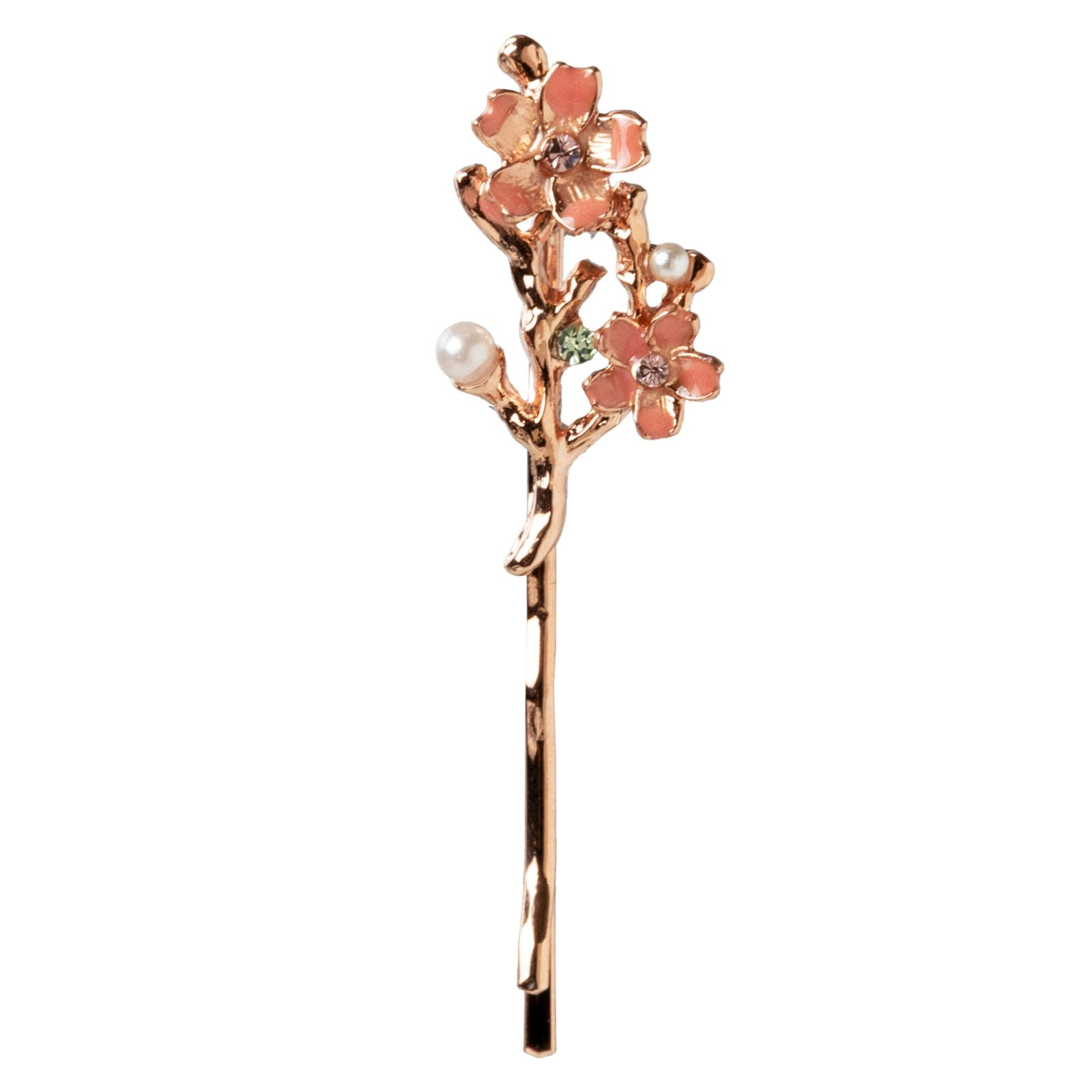 アクセソワール 桜ヘアピン〈桜花枝〉｜満開の桜を、小さく束ねて
