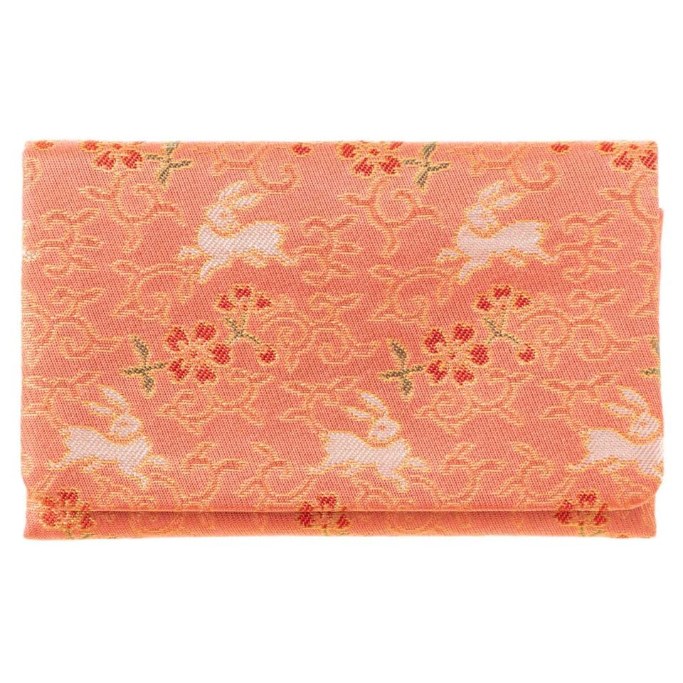京都あらいそ 名刺入れ〈唐草兎紋〉No.229｜西陣織名物裂・絹裏、京都