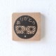 ありがとうはんこ 麻の葉 消しゴムはんこ ただのやまもと Japanese pattern hanko stamp
