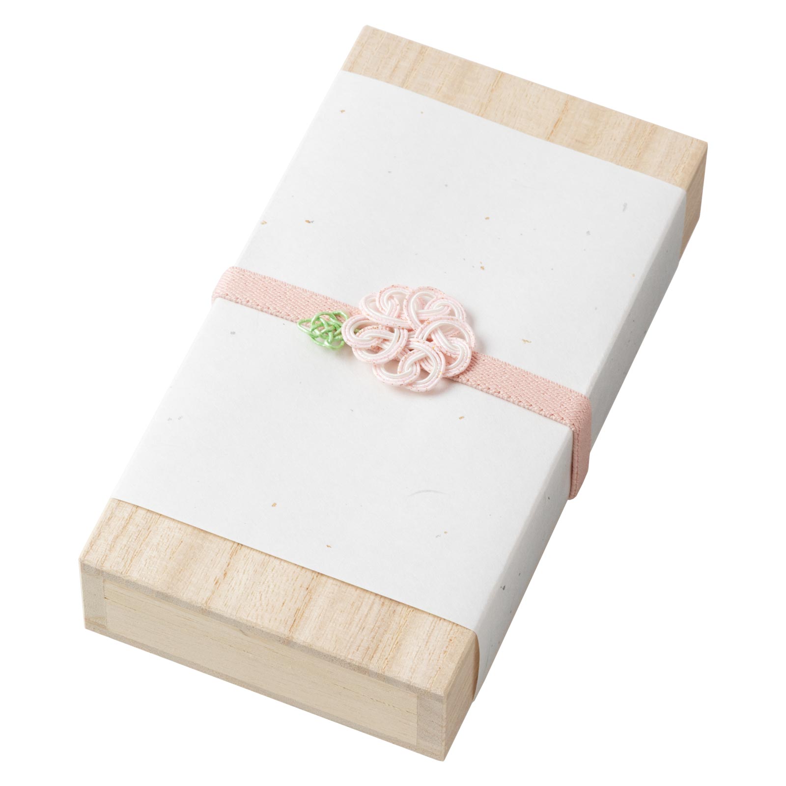 箱長〈水引バンド付き桐箱〉200万円サイズ|桐の温もり・奉書紙の白・水引の結びが揃う、特別な贈答の収納セット