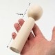 ぬりえ工作用 5寸 高さ15cm おえかき鳴子こけし白木 宮城県の木地玩具 Kokeshi Miyagi craft
