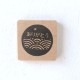 ありがとうはんこ　青海波　消しゴムはんこ　ただのやまもと　Japanese pattern hanko stamp