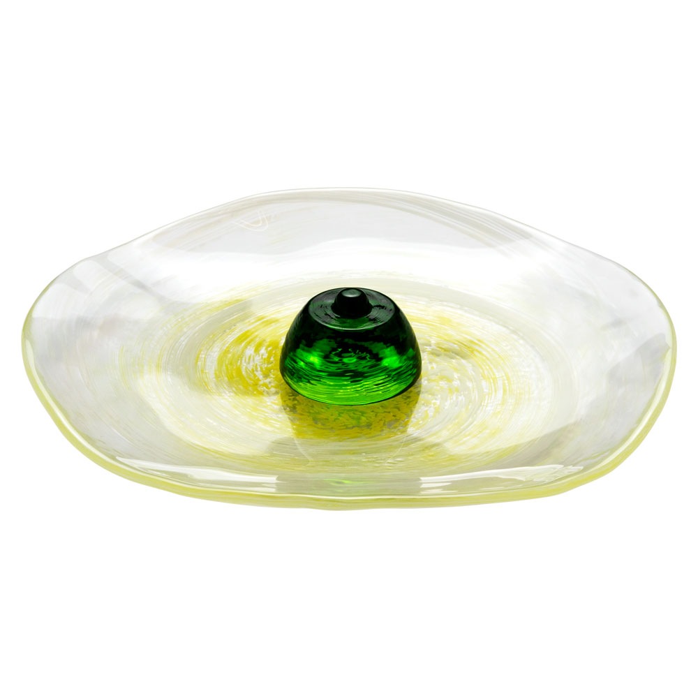 津軽びいどろ ガラスの蚊遣り イエロー(YE) 青森県の伝統工芸品 Kayari