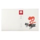 辻徳　イラスト入り干支懐紙　丑　20枚入り　越前和紙　Japanese zodiac kaishi  Japanese paper