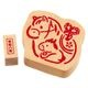 開運午スタンプ　こどものかお　押した後もそのまま飾れる年賀状スタンプセット　挨拶状　ラバースタンプ　ゴム印　はんこ　判子