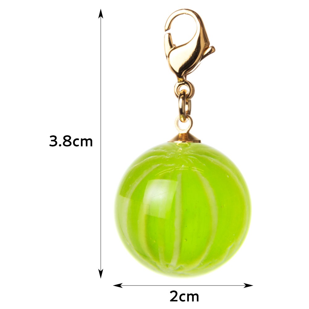 チャームマルシェ 飴のチャーム メロン玉 ナナコプラス Nanaco Plus パーツとチャームを組み合わせて作るオリジナルアクセサリー Candy Charm こだわりの和雑貨 和敬静寂 オンラインショップ