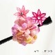 和小物マルシェ 花はなかんざし (CO-2427) 軸長さ14.3cm 樹脂製軸 和装だけでなく洋装にも使える簪 ヘアアクセサリー 浴衣 夏祭り 花火 着物
