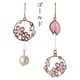 アクセソワール〈桜のピアス〉桜窓｜桜の意匠の窓を切り取った、和モダンなサージカルステンレスピアス