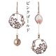 アクセソワール〈桜のピアス〉桜窓｜桜の意匠の窓を切り取った、和モダンなサージカルステンレスピアス