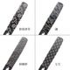かんざしピックフォーク　黒発色（1本）　ステンレス製　和柄　和文様　コンパクトで抜けにくいピックタイプ　新潟県の金属製品　日本製
