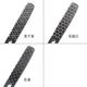 かんざしピックフォーク　黒発色（1本）　ステンレス製　和柄　和文様　コンパクトで抜けにくいピックタイプ　新潟県の金属製品　日本製