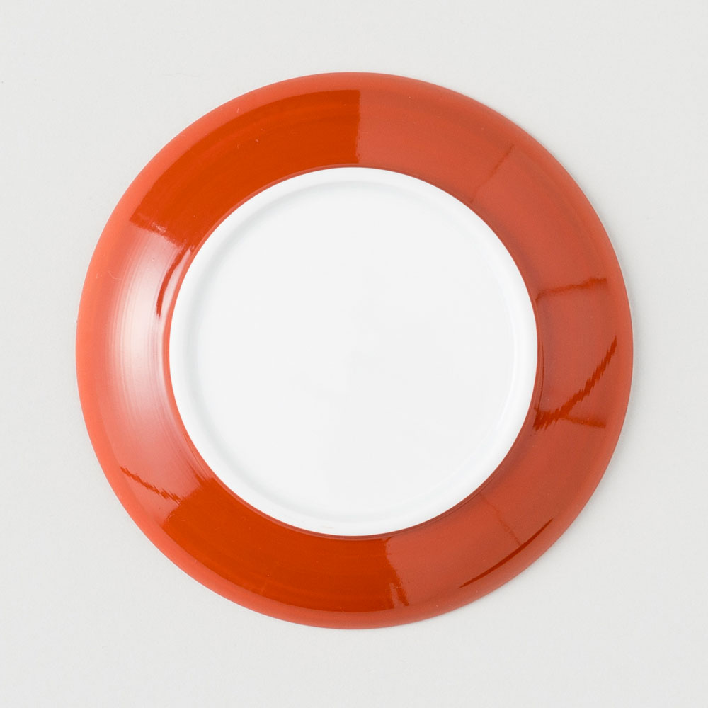 BARBAR 紅白小皿 祝い鯛ペアセット 桐箱入り 波佐見焼・磁器 長崎県の工芸品 Small plate of Mandarin duck Hasamiyaki