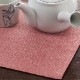 百道発信　四季彩スクエア　ティーマット　桃 (IKI-1250)リバーシブル
