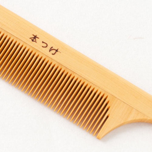 手びきすき櫛、椿油仕上げ ☆つげ櫛 椿油仕上げ3.5寸 梳き櫛 椿油 あかねつげ 黄楊櫛 日本