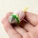 花開くサクラコマ　遠心力で桜の花が開く金属製の独楽　テクノロジー独楽　長野県の工芸品　Metal top  Nagano craft