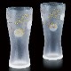 鳥獣戯画 ビアグラス ペアセット 泡づくり機能付きグラス プレミアムニッポンテイストシリーズ Beer Glass of Choju-giga